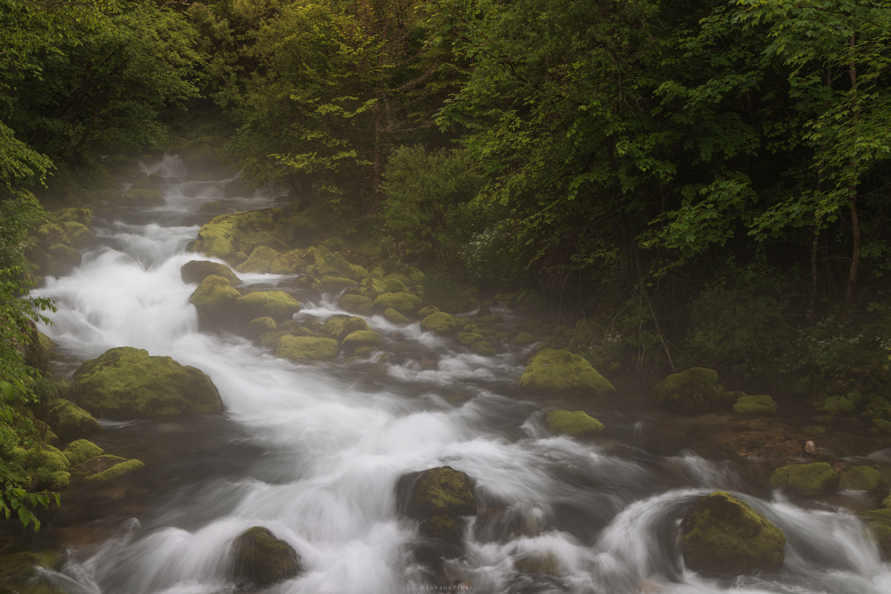 Stream in Bovec, Slovenia